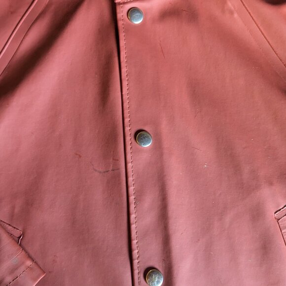 STUTTERHEIM Kid's Stockholm Mini Raincoat, Barn Red, - Picture 5 of 16